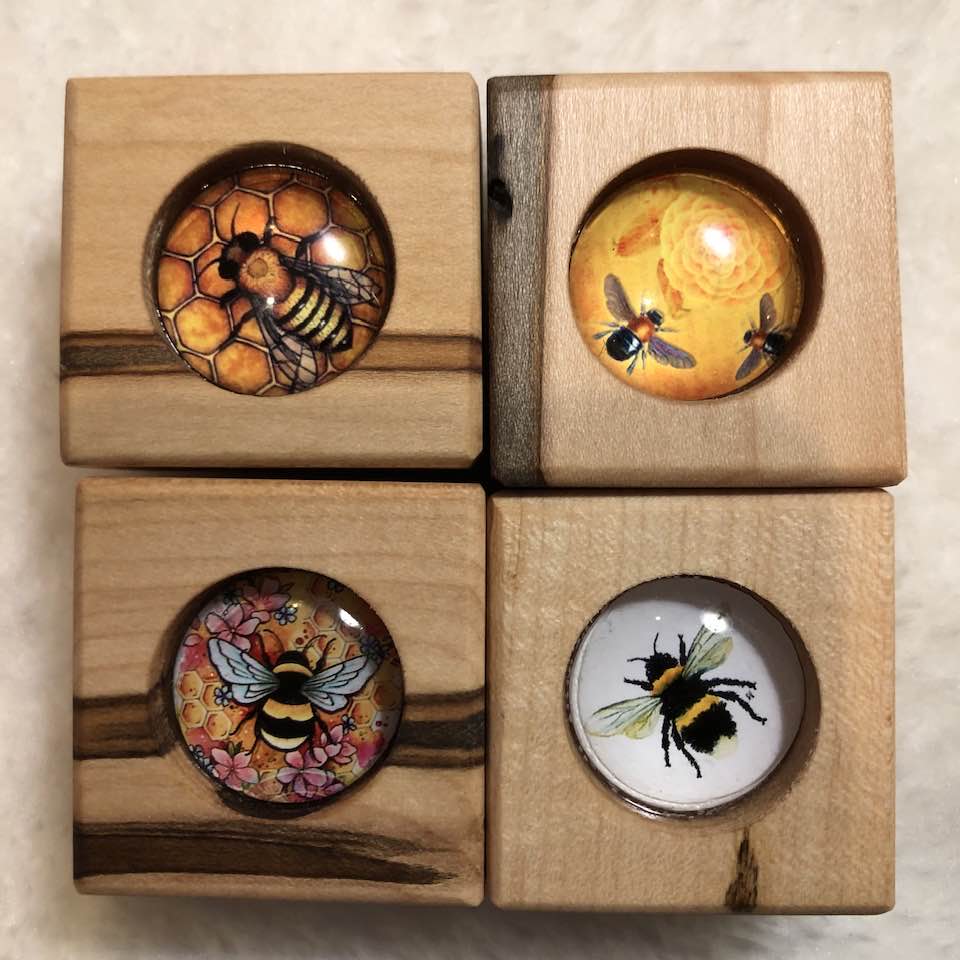 Stacking Tower - GEM-GA!  Black Walnut