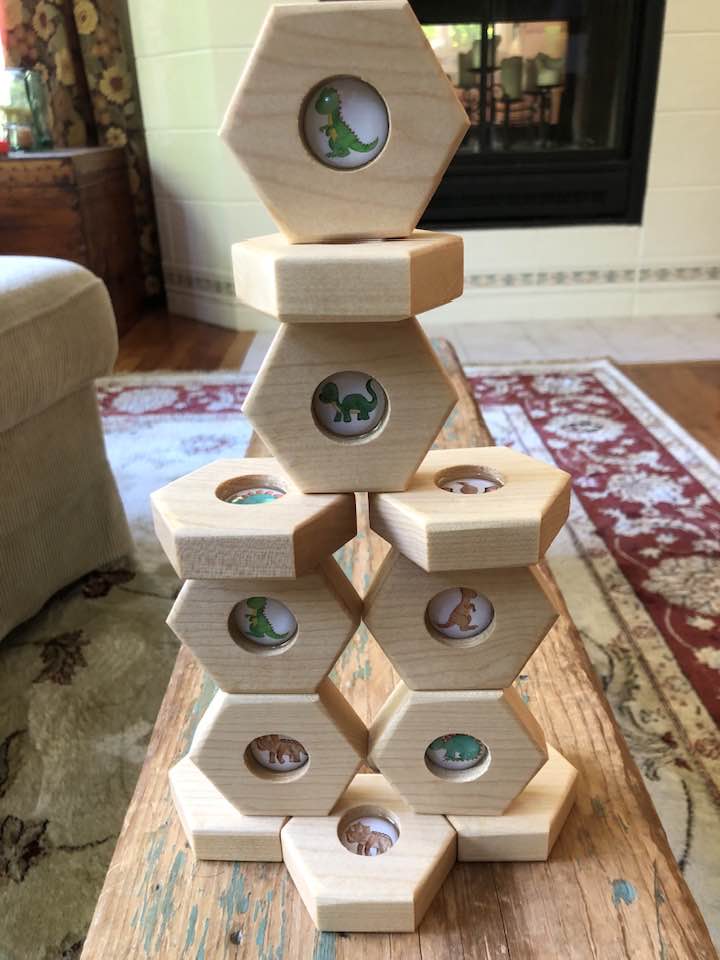 Hexagon Memory Set - Dinosaurs