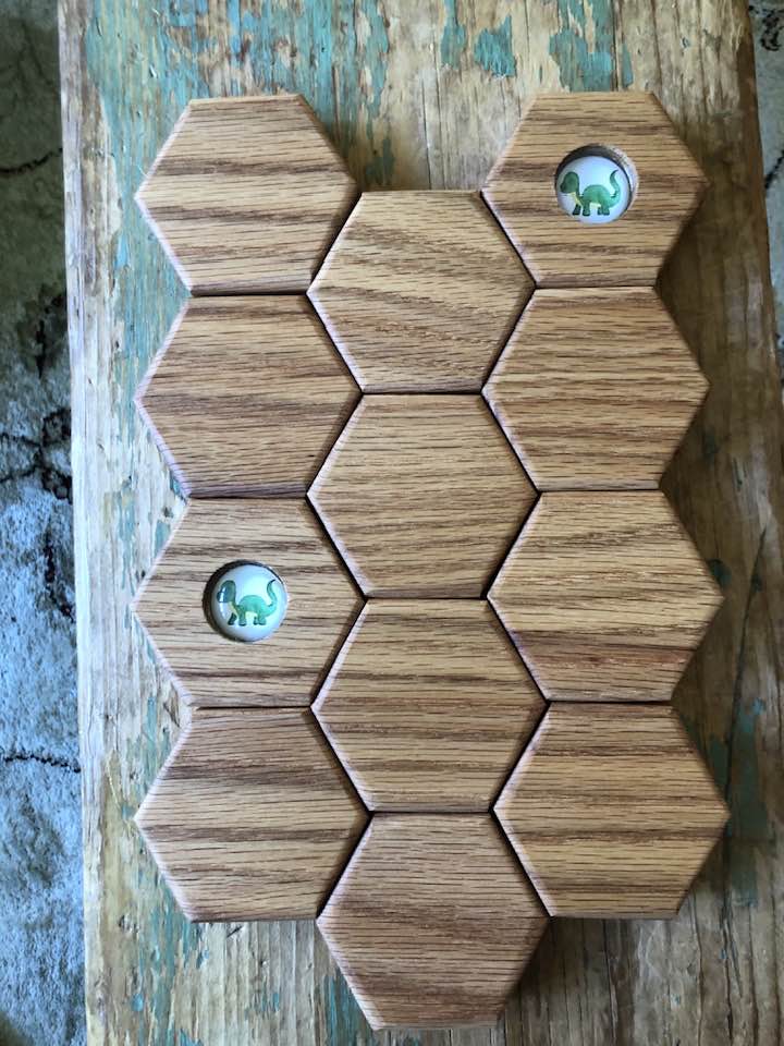 Hexagon Memory Set - Dinosaurs