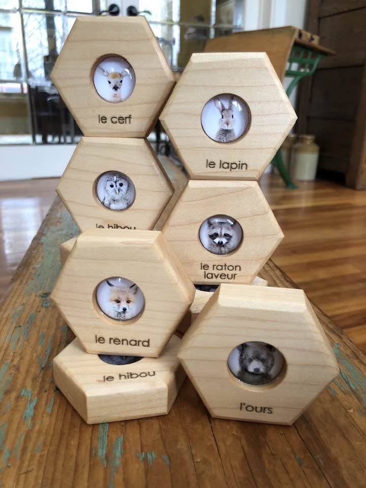 Hexagon Memory Set - Forest Animals