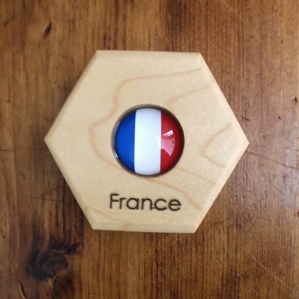 Hexagon Memory Set - Flags Of The World (Build Your Own Set)