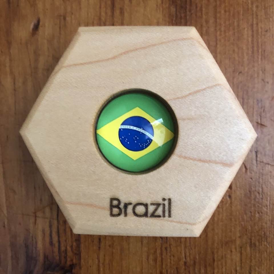 Hexagon Memory Set - Flags Of The World (Build Your Own Set)