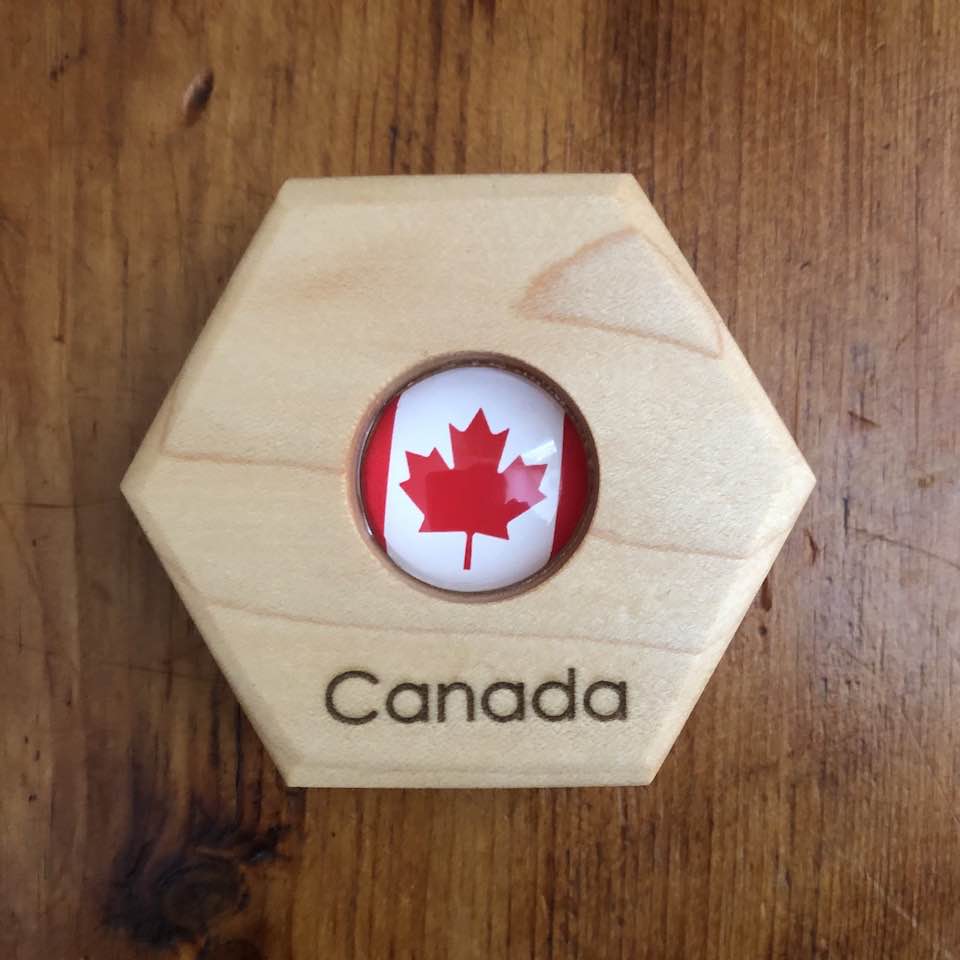 Hexagon Memory Set - Flags Of The World (Build Your Own Set)