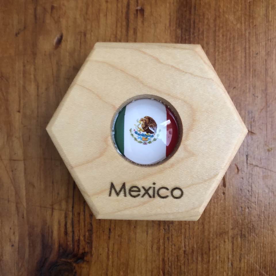 Hexagon Memory Set - Flags Of The World (Build Your Own Set)