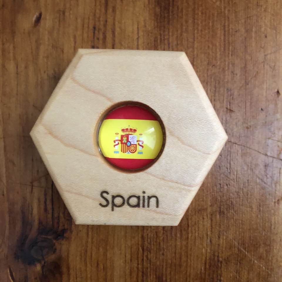 Hexagon Memory Set - Flags Of The World (Build Your Own Set)