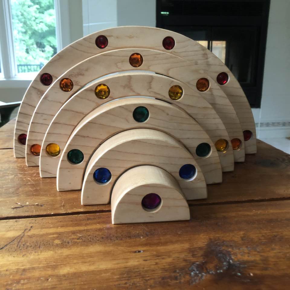 JUMBO Gemmed Rainbow - Maple