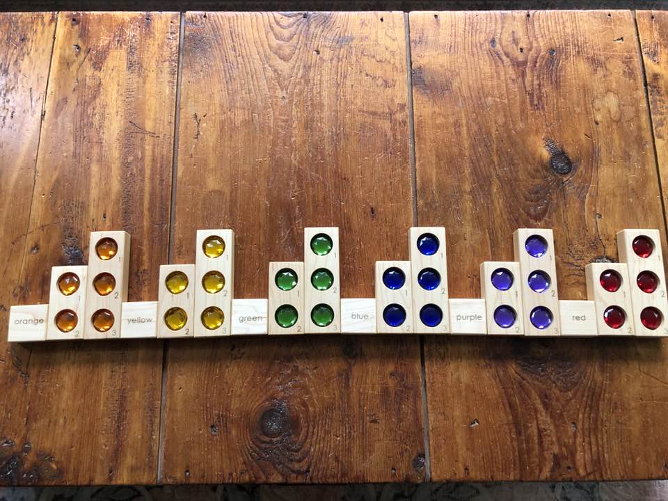 Gem Block Sets - 1, 2, 3 Colour Sets
