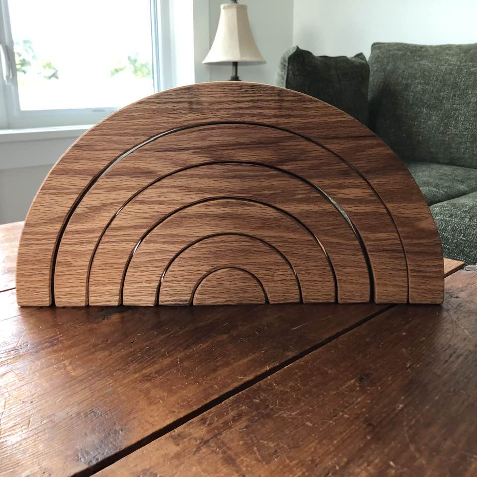 JUMBO Gemmed Rainbow - Red Oak