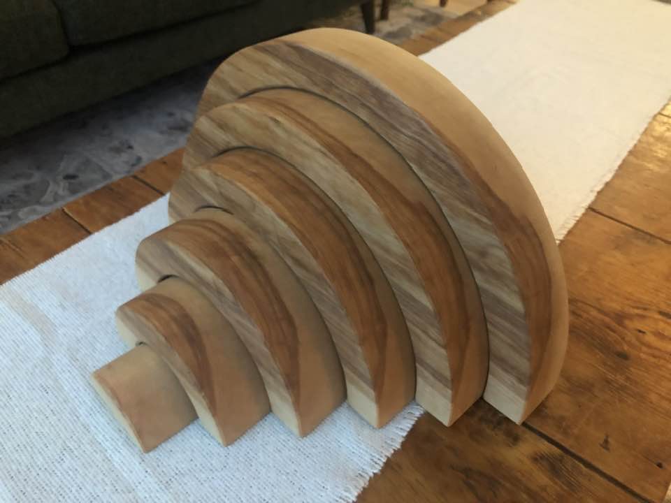JUMBO Gemmed Rainbow - Birch #3