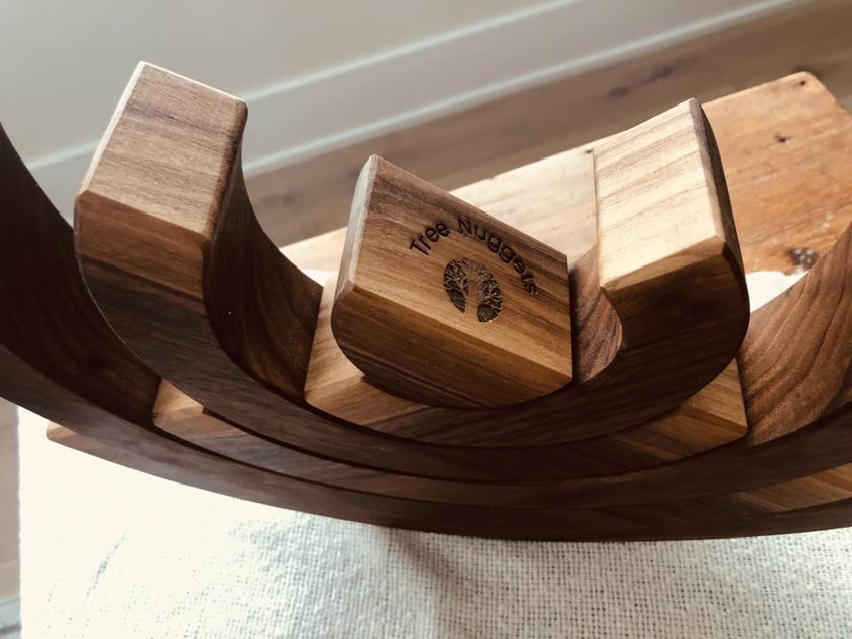 JUMBO Gemmed Rainbow - Black Walnut #2