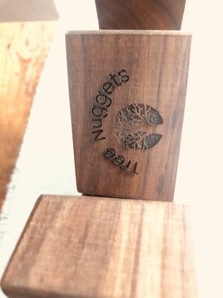 JUMBO Gemmed Rainbow - Black Walnut #3