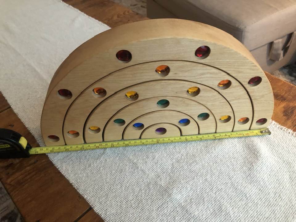 JUMBO Gemmed Rainbow - Birch #2