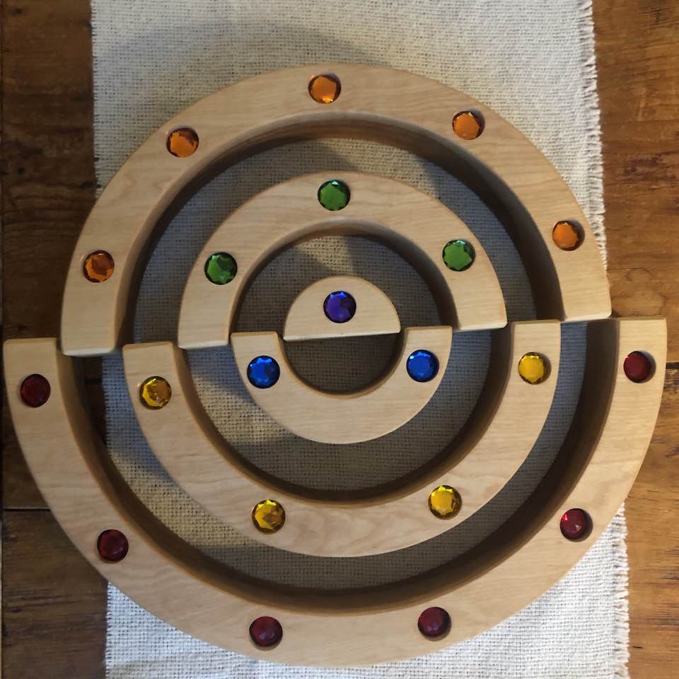 JUMBO Gemmed Rainbow - Birch #3