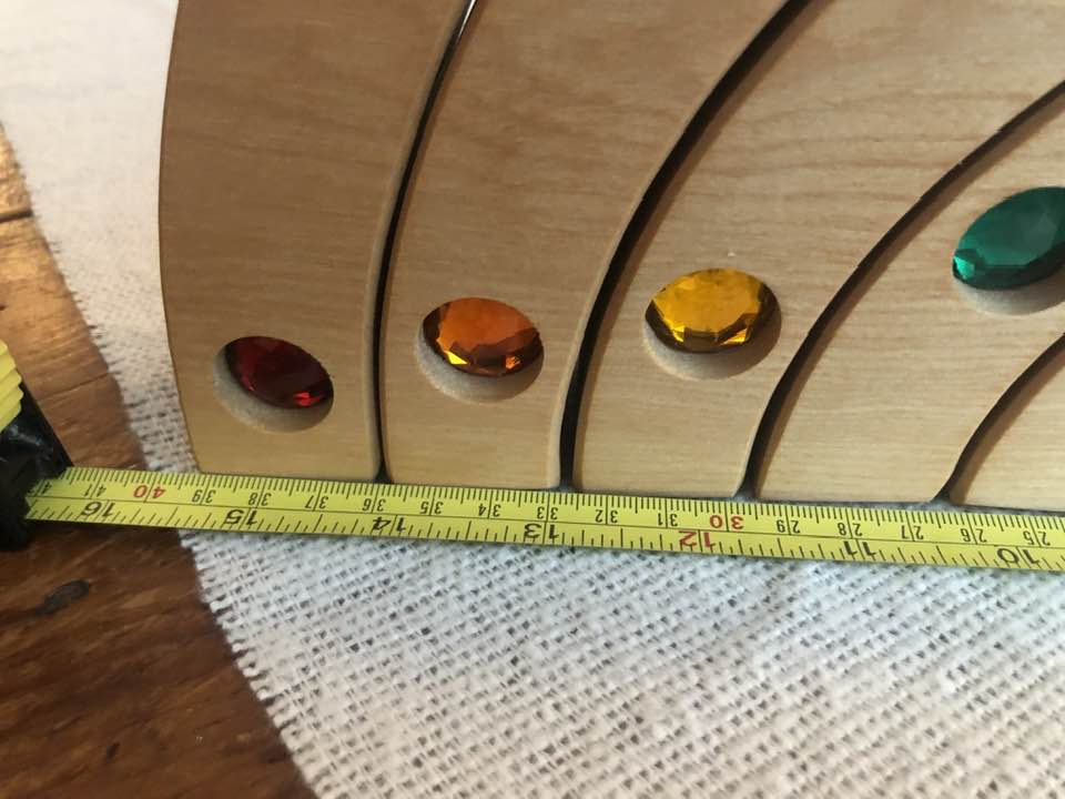 JUMBO Gemmed Rainbow - Birch #2
