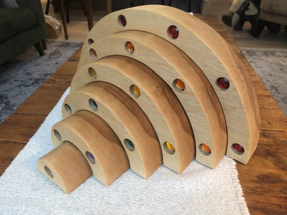 JUMBO Gemmed Rainbow - Birch #2