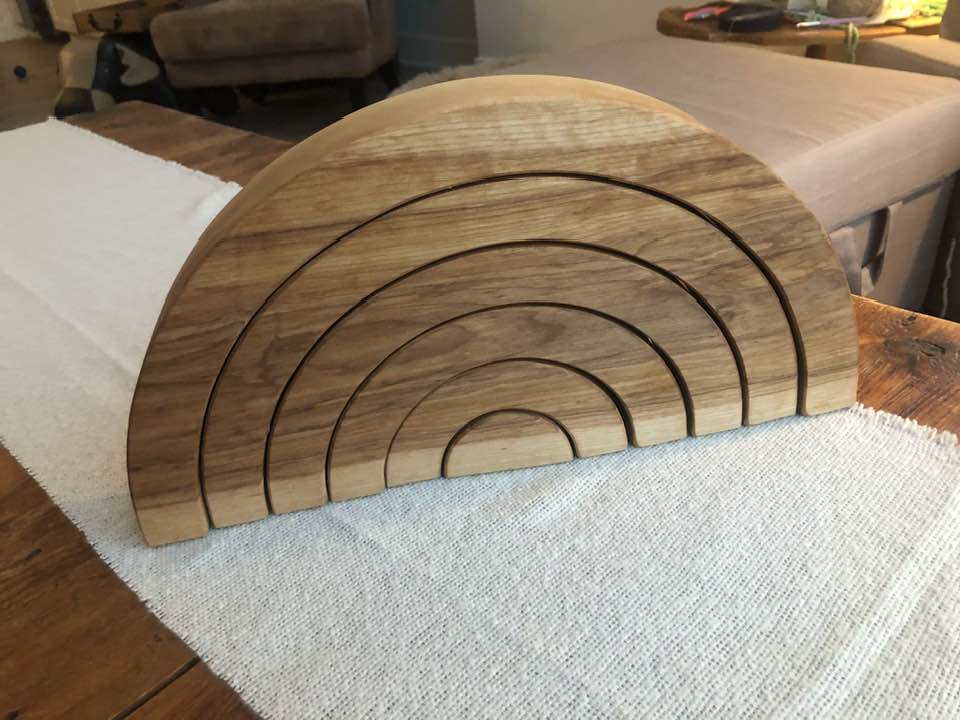 JUMBO Gemmed Rainbow - Birch #2