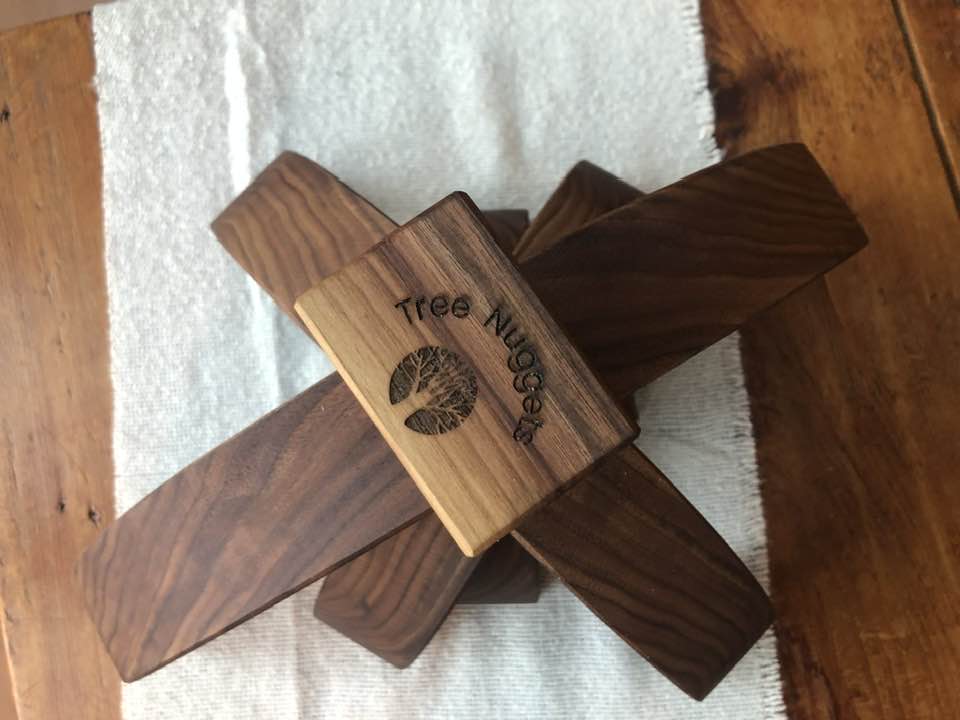 JUMBO Gemmed Rainbow - Black Walnut #4
