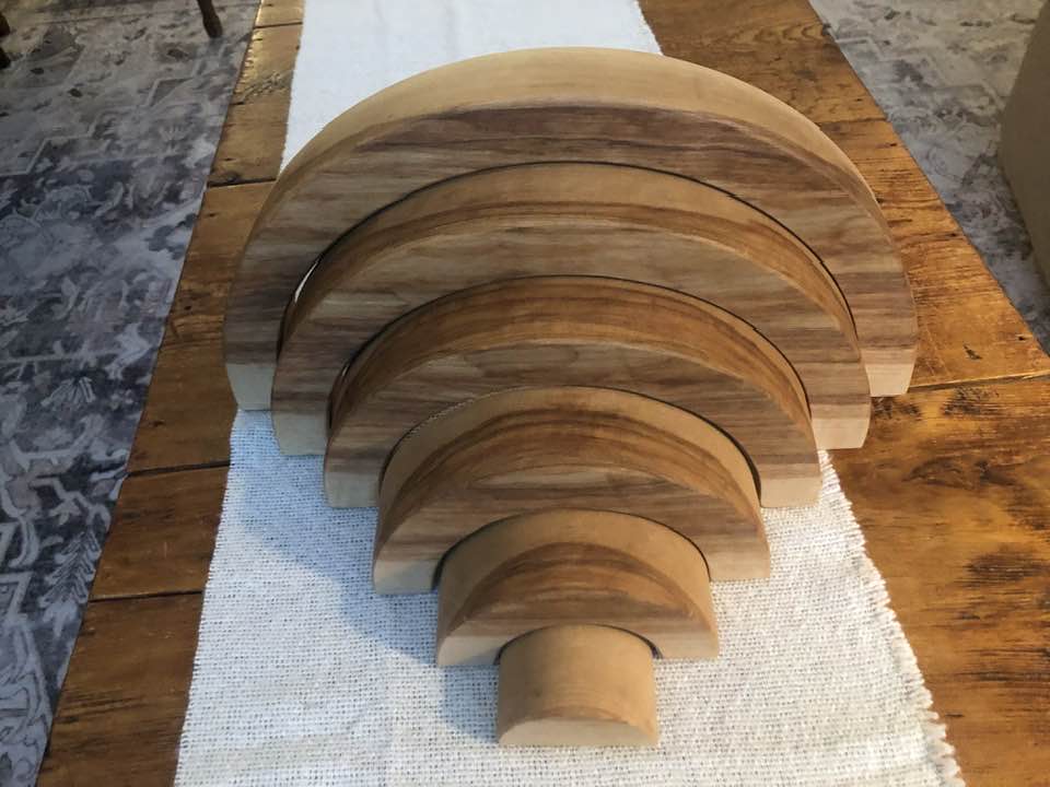 JUMBO Gemmed Rainbow - Birch #3