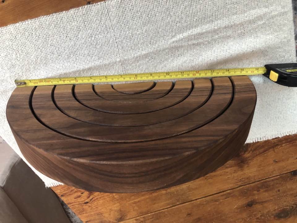 JUMBO Gemmed Rainbow - Black Walnut #4