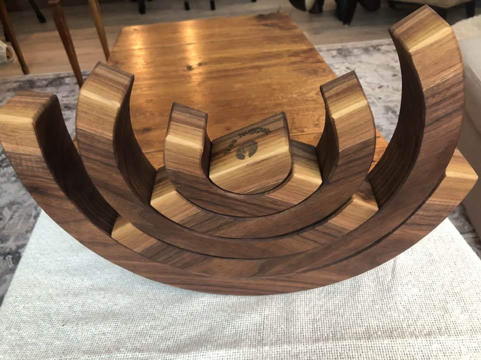 JUMBO Gemmed Rainbow - Black Walnut #4