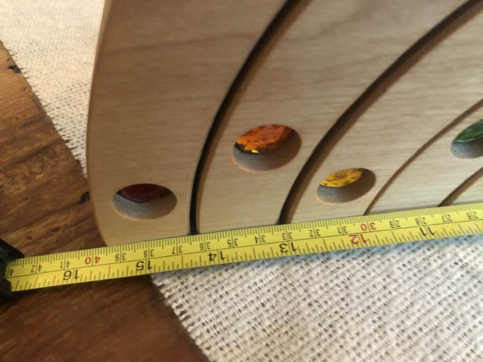 JUMBO Gemmed Rainbow - Birch #3