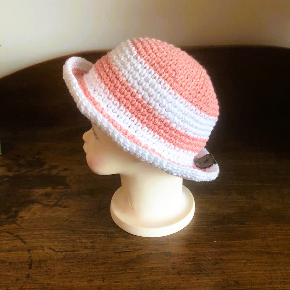 Baby and Toddler Striped Cotton Sun Hats