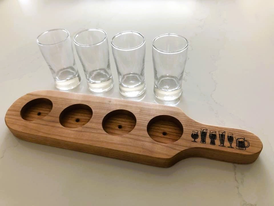 Beer Flight - Cherry - 4 glasses