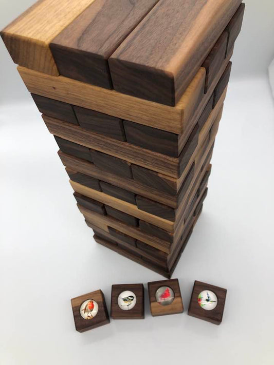 Stacking Tower - GEM-GA!  Black Walnut