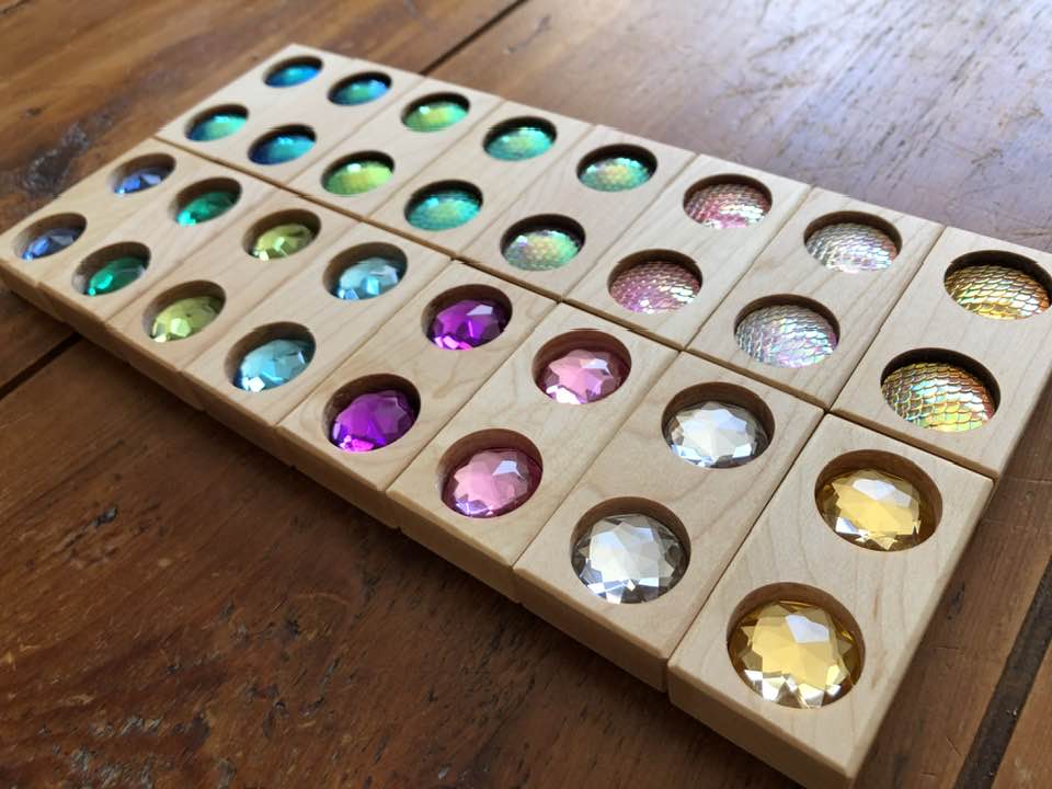 Gem Blocks - Dragon & Gems - 16 pc. Set