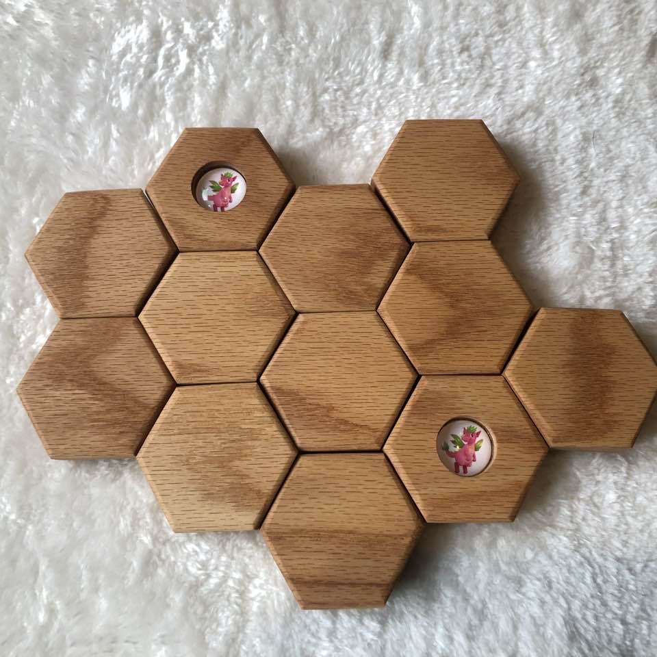 Hexagon Memory Set - Dragons