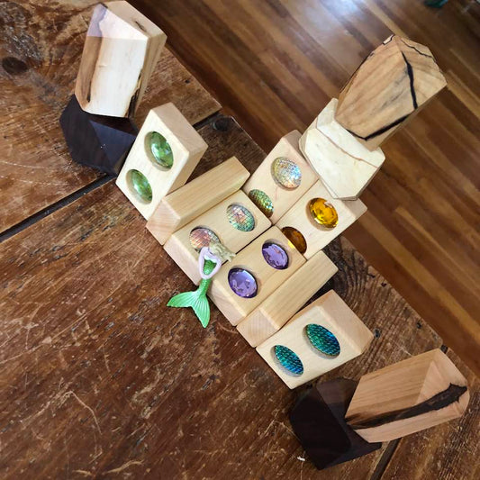 Gem Blocks - Dragon & Gems - 16 pc. Set