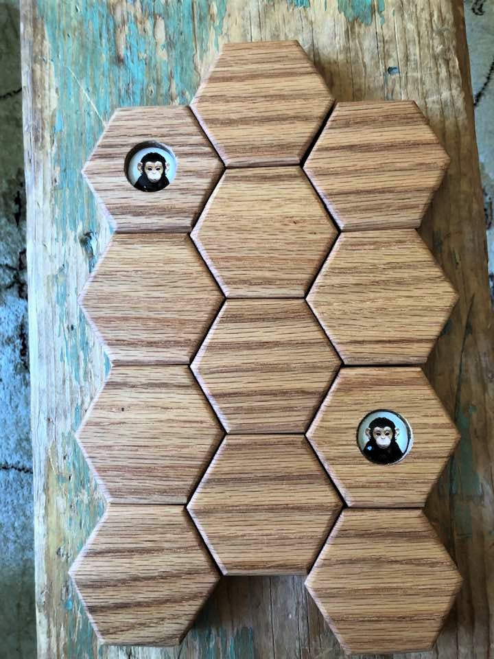 Hexagon Memory Set - Zoo Animals