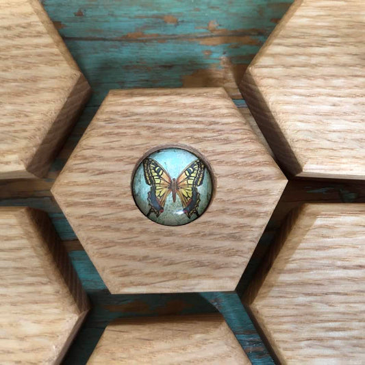 RED OAK SALE - Hexagon Memory Set - Butterflies - 12 pc.