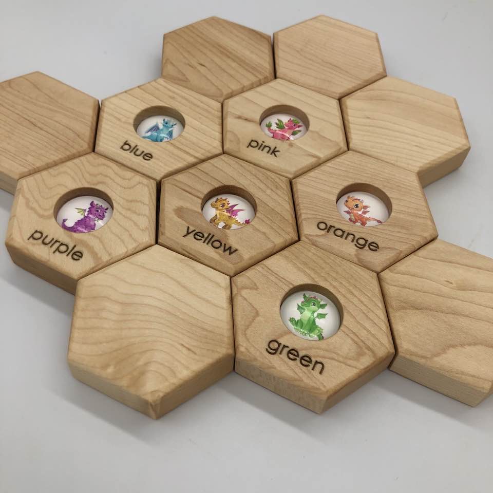 Hexagon Memory Set - Dragons