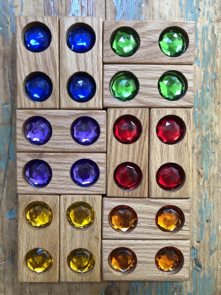 RED OAK SALE - Gem Blocks - 12 pc.