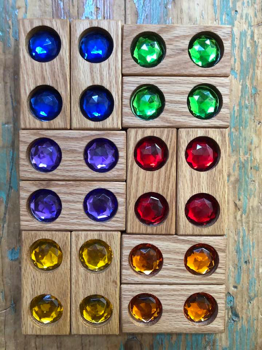 RED OAK SALE - Gem Blocks - 12 pc.