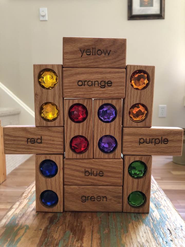 RED OAK SALE - Gem Blocks - 12 pc.