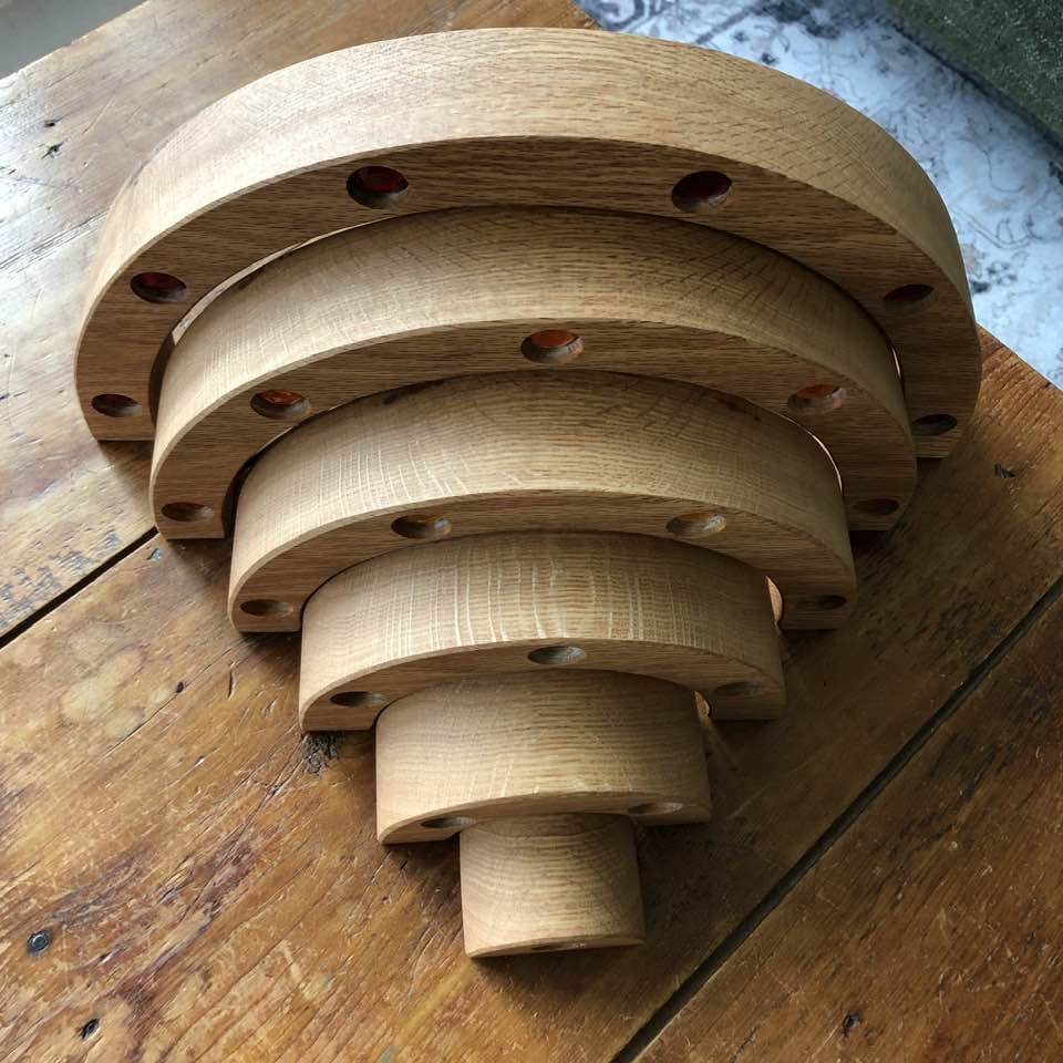 JUMBO Gemmed Rainbow - Red Oak