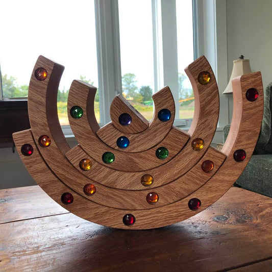 JUMBO Gemmed Rainbow - Red Oak