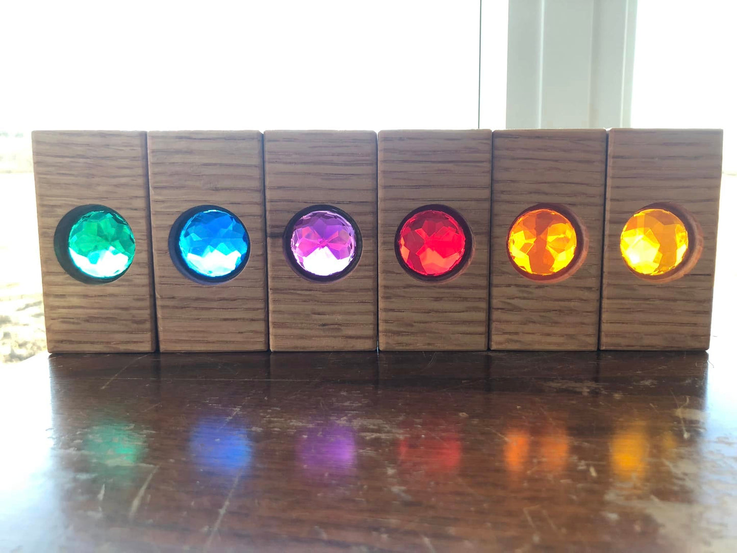 RED OAK SALE - WINDOW Gem Sets (6 pc.)