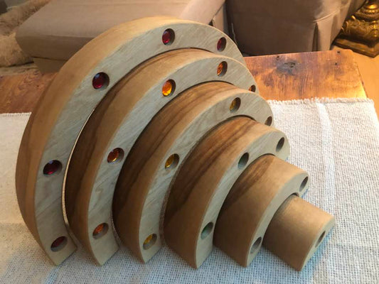 JUMBO Gemmed Rainbow - Birch #3