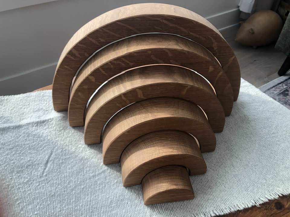 JUMBO Gemmed Rainbow - White Oak #2