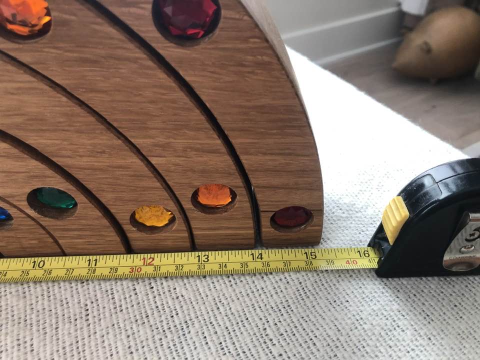 JUMBO Gemmed Rainbow - White Oak #1