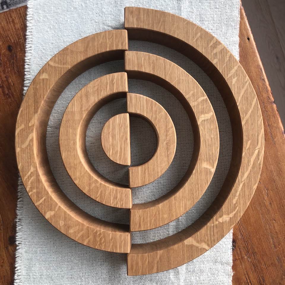 JUMBO Gemmed Rainbow - White Oak #2