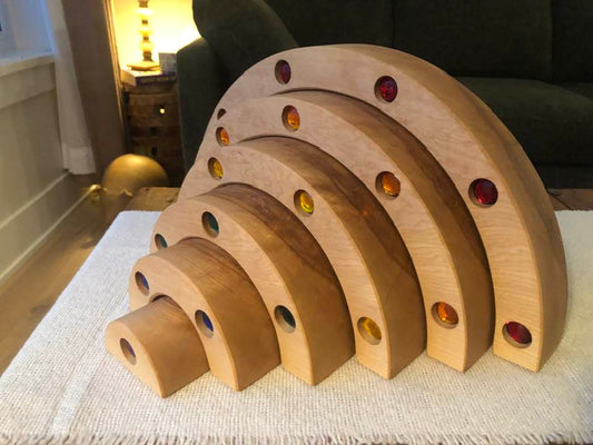 JUMBO Gemmed Rainbow - Birch #4