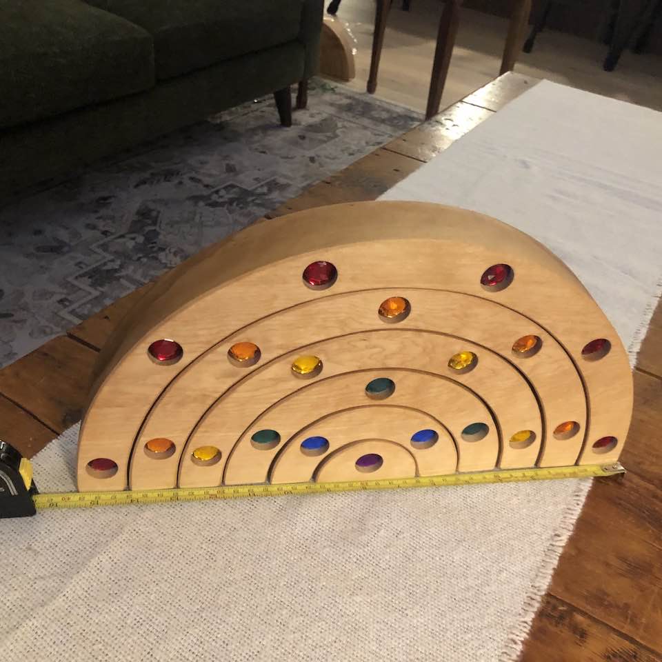JUMBO Gemmed Rainbow - Birch #4