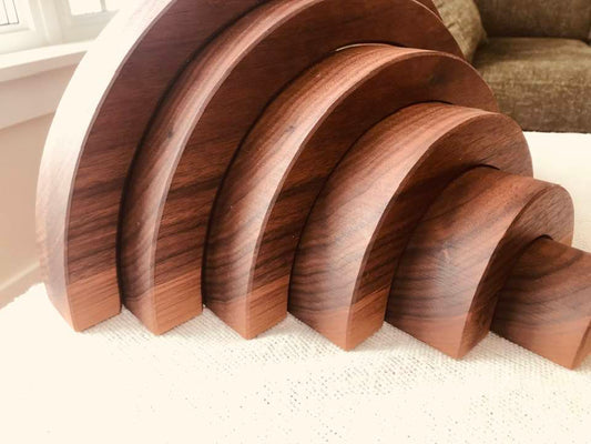 JUMBO Gemmed Rainbow - Black Walnut #2