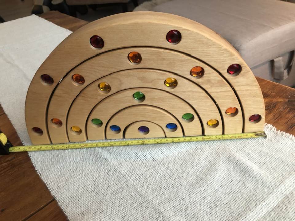 JUMBO Gemmed Rainbow - Birch #1