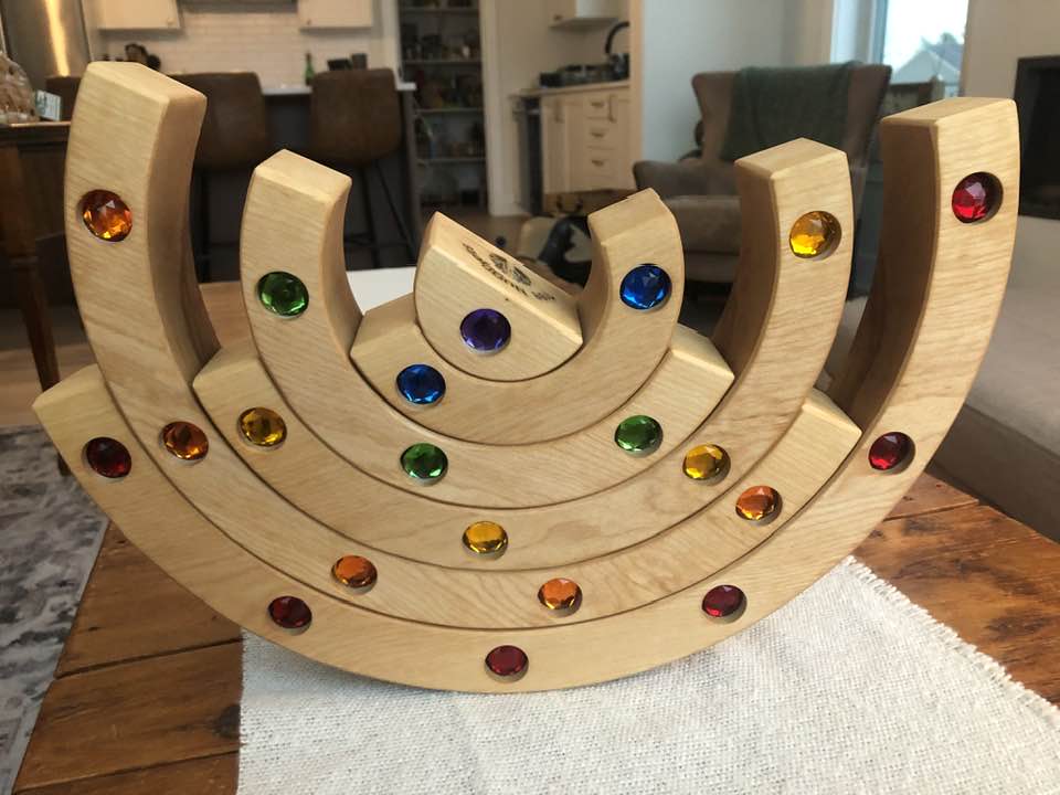 JUMBO Gemmed Rainbow - Birch #1