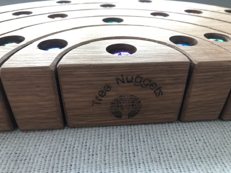 JUMBO Gemmed Rainbow - White Oak #1